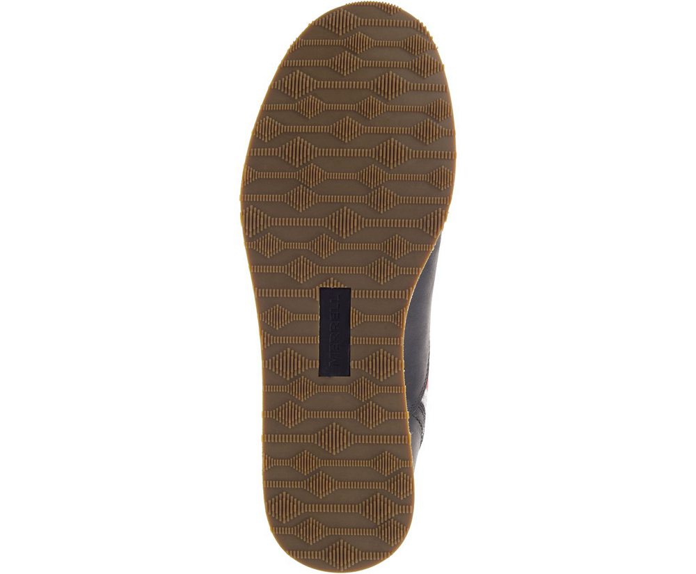 Merrell Boots Black/Red - Roam Mid - Womens 38GJHIBLC